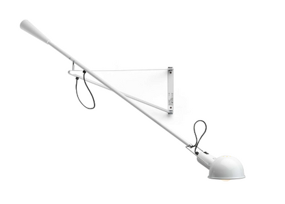 Flos 265 Small Lampada da parete 152 cm orientabile 75W bianco