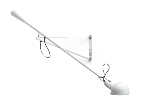 Flos 265 Small Lampada da parete 152 cm orientabile 75W bianco