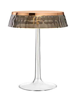 Flos Bon Jour Lampada Da Tavolo 41 cm a luce diffusa rame con corona Fume