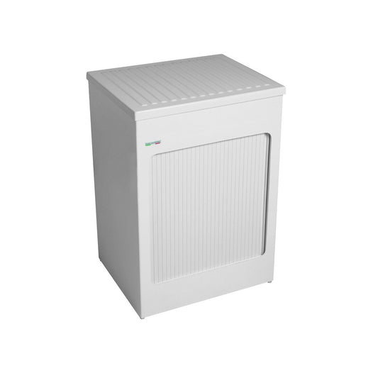 Colavene Lavacril box contenitore lavatrice 60x50 H.84 con serrandina a scomparsa laterale piano dâappoggio amovibile in abs bianco