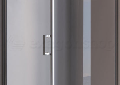 Box doccia 70x100 Nizza un battente reversibile 6 mm H 190 cromo