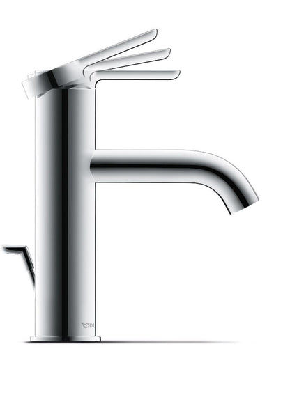 Duravit C1 Coppia Miscelatori Lavabo e Bidet Monocomando Cromo