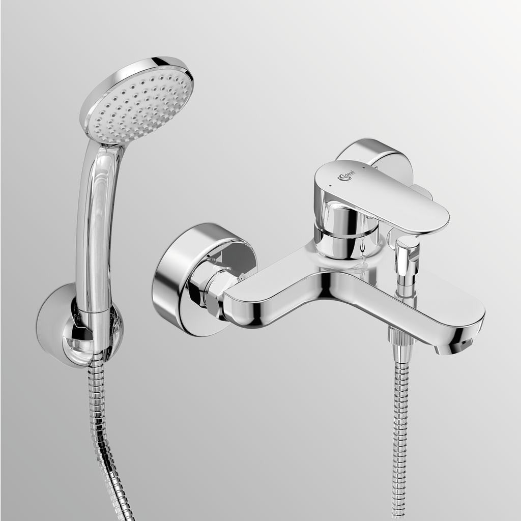 Ideal Standard Cerafine set miscelatori Lavabo Bidet Vasca, vista laterale dello spessore e del bordo
