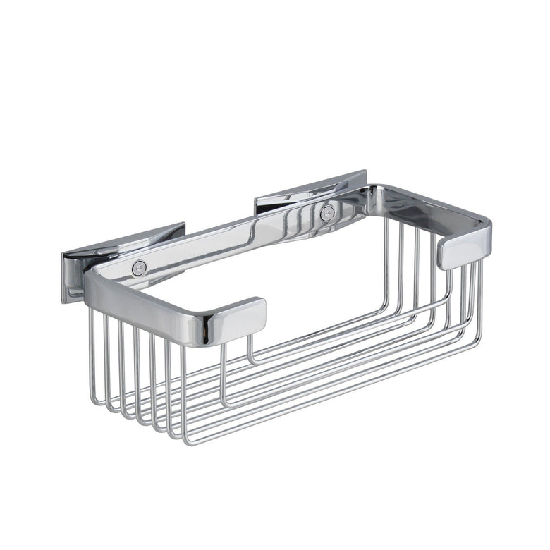 Koh-i-noor Lem 2.T cestino rettangolare23x10 doccia per Cromo Lucido in alluminio e cromato installato in bagno moderno...