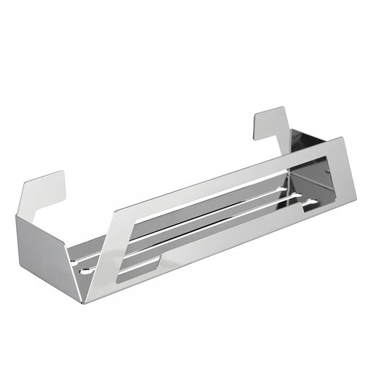 Koh-I-Noor Lavi 5921 Cestino Contenitore 35x10 Rettangolare Ad Incollo A Muro In Acciaio Cromo