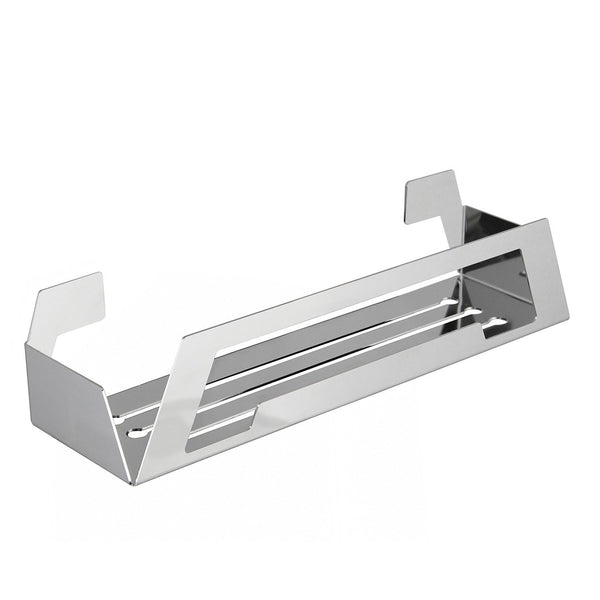 Koh-I-Noor Lavi 5921 Cestino Contenitore 35x10 Rettangolare Ad Incollo A Muro In Acciaio Cromo