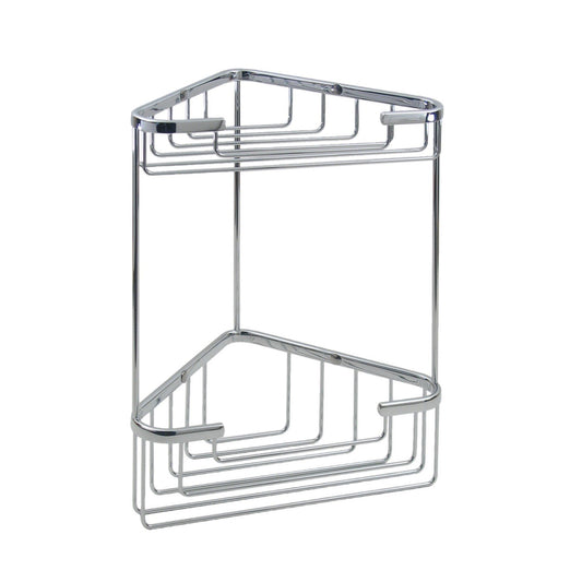 koh-i-noor 45803 cestino contenitore doppio 19x19 a parete cromo
