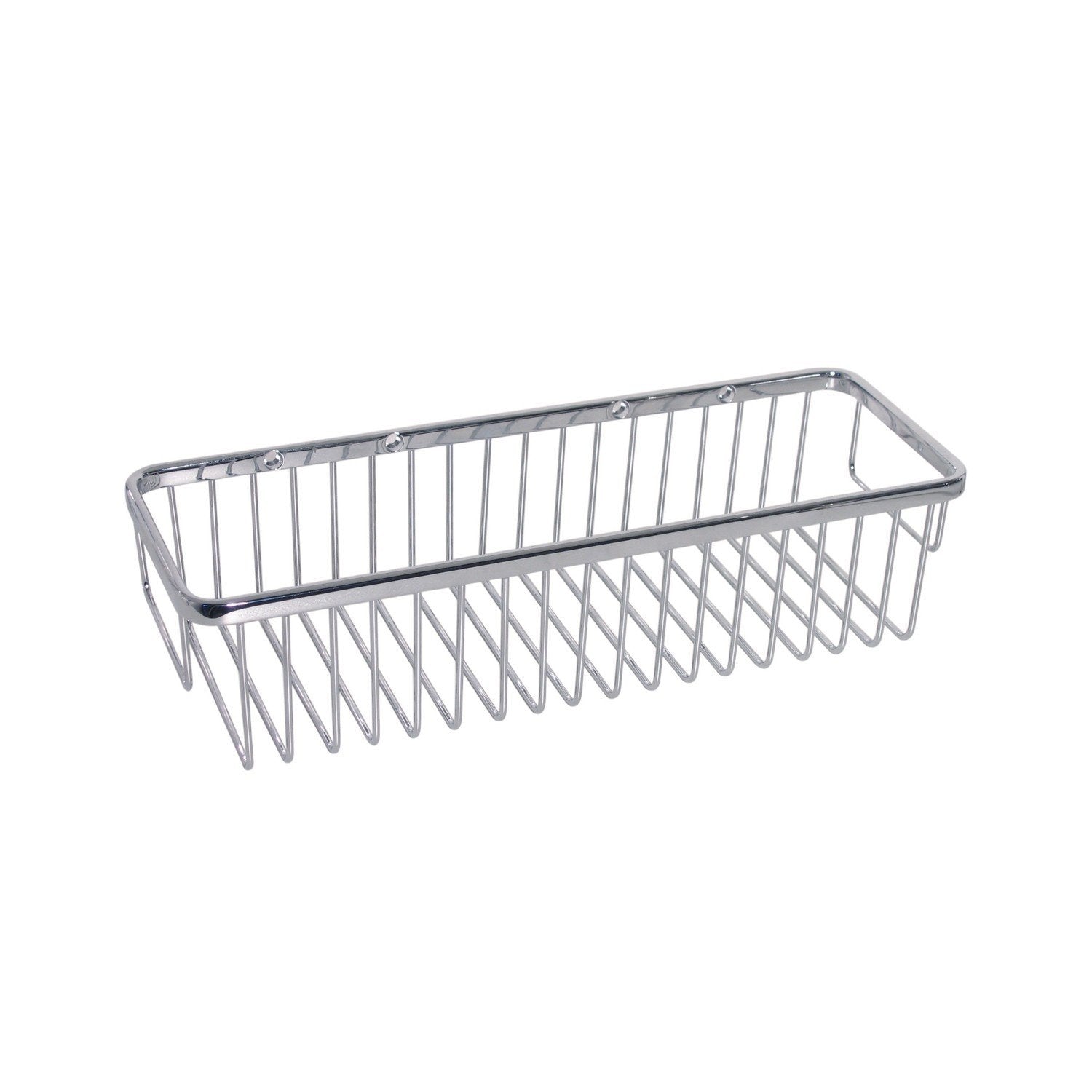 Koh-i-noor cestino contenitore 35x12 rettangolare cromo in lucido installato in bagno moderno con ante in vetro temperato...