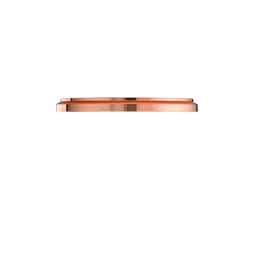 Flos Clara Lampada a parete e soffitto 60 cm cornice rame, particolare del diffusore luminoso