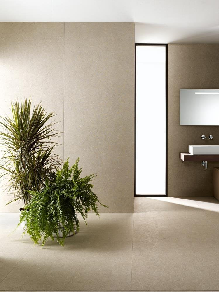 Cotto D'Este Kerlite Cluny 3 Plus Pavimento Rivestimento Champagne Cluny in porcellana, superficie e texture ravvicinata...