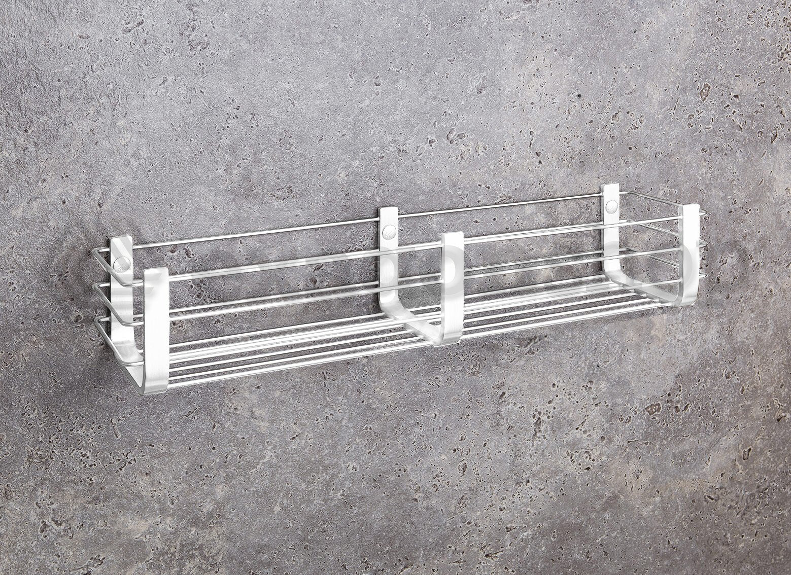 Colombo mensola portasapone 44 cm Vasca Doccia Bianco Opaco installato in bagno moderno con ante in vetro temperato...