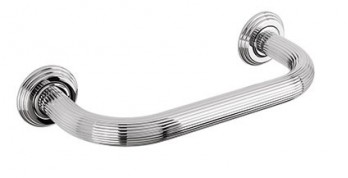Colombo Design Hermitage Maniglione di sicurezza 56 cm per in lucido montato a parete, vista del design e della finitura