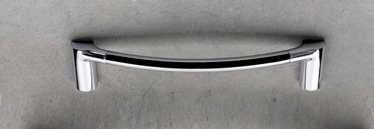 Colombo Luna portasalviette 33 cm in cromall Cromo, dettaglio ravvicinato del materiale e dell'aggancio - Colombo Design