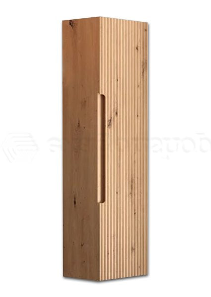 Colonna bagno reversibile 120x34 effetto legno rovere Mango