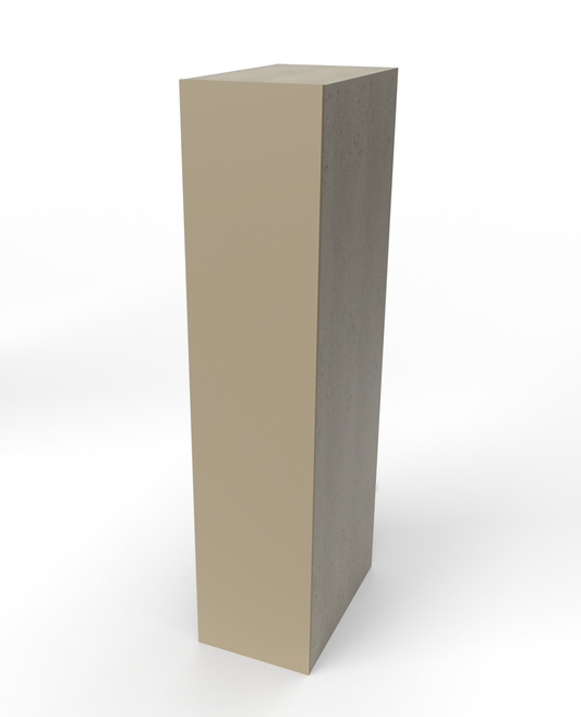 Colonna portascope 40x182 tortora opaco fianchi pietra