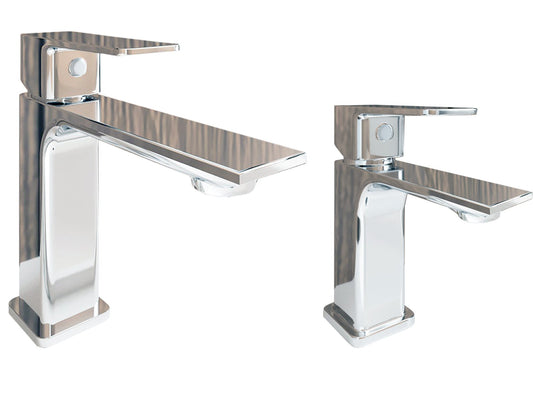 Coppia rubinetti lavabo e bidet cromo Ten