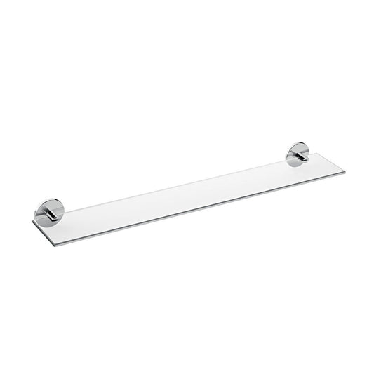 Cosmic duo round 2620145 mensola bagno 60 cm portaoggetti in vetro con supporti cromo