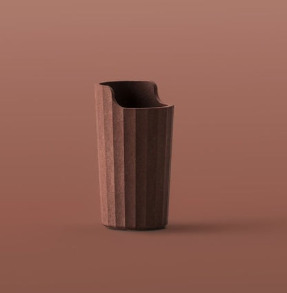 Cosmic L'Avenir bicchiere portaspazzolini da appoggio terracotta