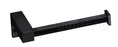 Cosmic Metric set accessori bagno con portasasciugamano 40 cm portarotolo destro e 2 appendini nero opaco