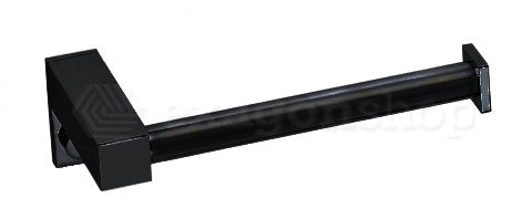 Cosmic Metric set accessori bagno con portasasciugamano 40 cm portarotolo destro e 2 appendini nero opaco
