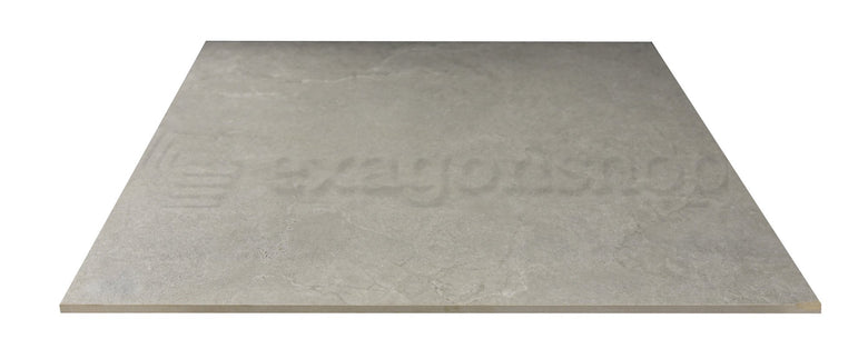 Cotto d'este stone pavimento rivestimento 90x90 rettificato posata in ambiente arredato, dettaglio della venatura - Cotto...