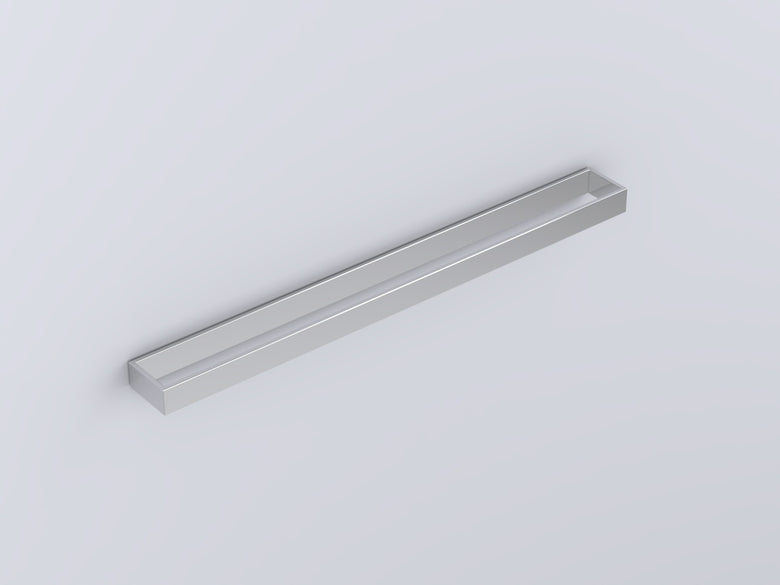 Cielo portasciugamani 60 cm in acciaio cromo ACPR60CR Cromo Lucido in cromato montato a parete, vista del design e della...