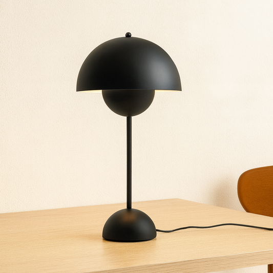 Lampada da tavolo Matt Black &Tradition Flowerpot VP3 133084A218