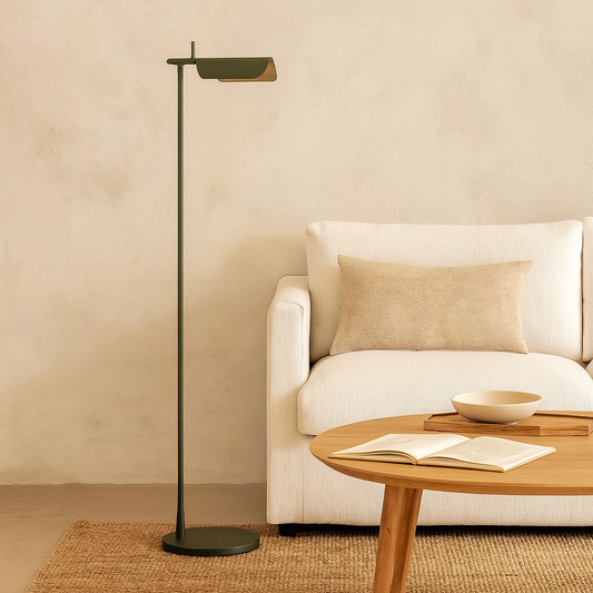 Flos Tab F Lampada da pavimento 110 cm orientabile verde scuro