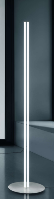 Flos Coordinates Floor Lampada a pavimento argento, particolare del diffusore luminoso