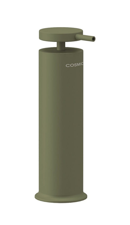 Dispenser da appoggio porta sapone liquido verde oliva Geyser industrias cosmic