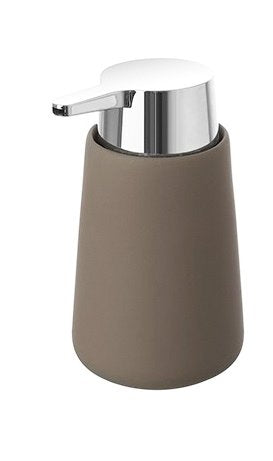 Dispenser sapone in ceramica tortora Sidney