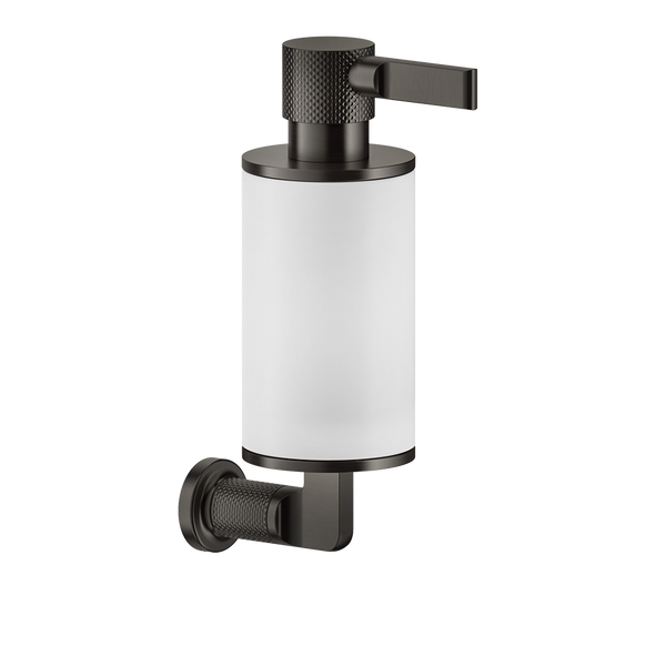Dispenser sapone liquido a muro bianco matt black xl inciso 58514 gessi