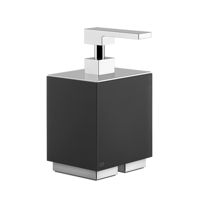 Dispenser sapone liquido nero cromo Rettangolo 20838 Gessi