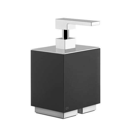 Dispenser sapone liquido nero cromo Rettangolo 20838 Gessi