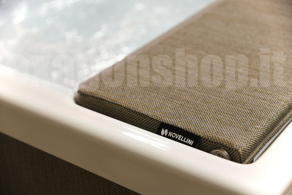 Novellini Divina XL Spa Outdoor minipiscina vasca idromassaggio da esterno con cromoterapia audio bluetooth UV Copertura termica