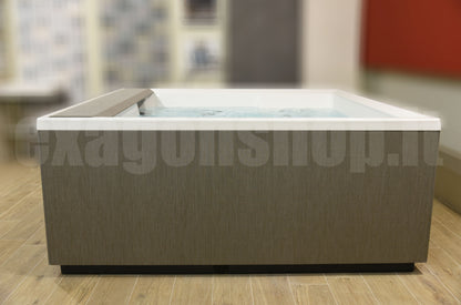 Novellini Divina XL Spa Outdoor minipiscina vasca idromassaggio da esterno con cromoterapia audio bluetooth UV Copertura termica
