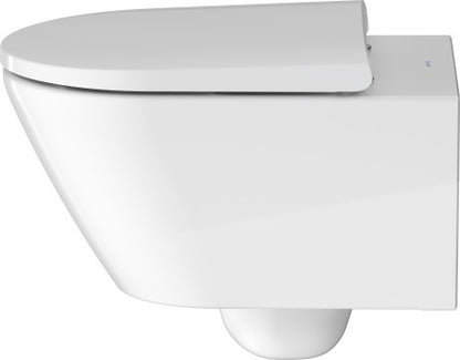 Duravit D-neo coppia Vaso Rimless e Bidet Sospeso Con Sedile Rallentato Bianco