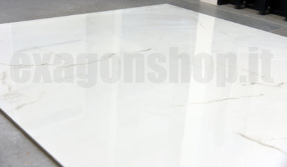 La Fenice Marble 80x80 Pavimento Rivestimento Rettificato Effetto Marmo Prima Scelta Statuario