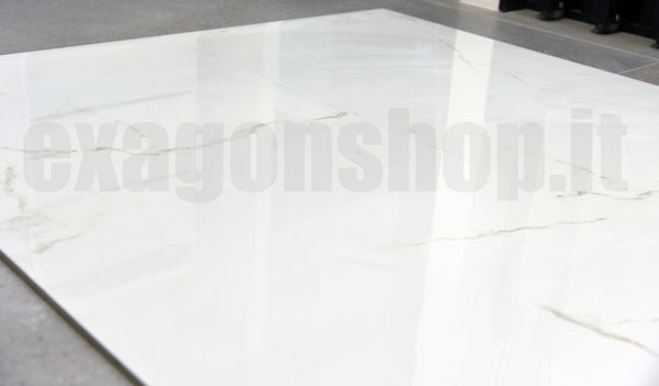 La Fenice Marble 80x80 Pavimento Rivestimento Rettificato Effetto Marmo Prima Scelta Statuario