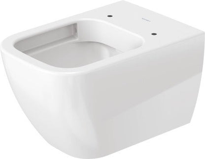 Duravit Happy D2 coppia sanitari sospesi wc senza brida con sedile rallentato e bidet in ceramica bianco