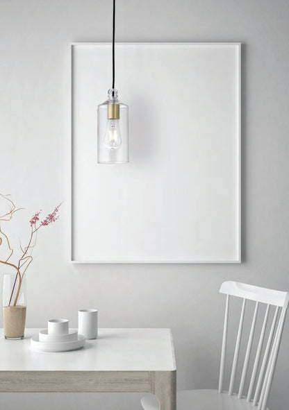 Miloox Ebe Lampada A Sospensione con diffusore in vetro trasparente