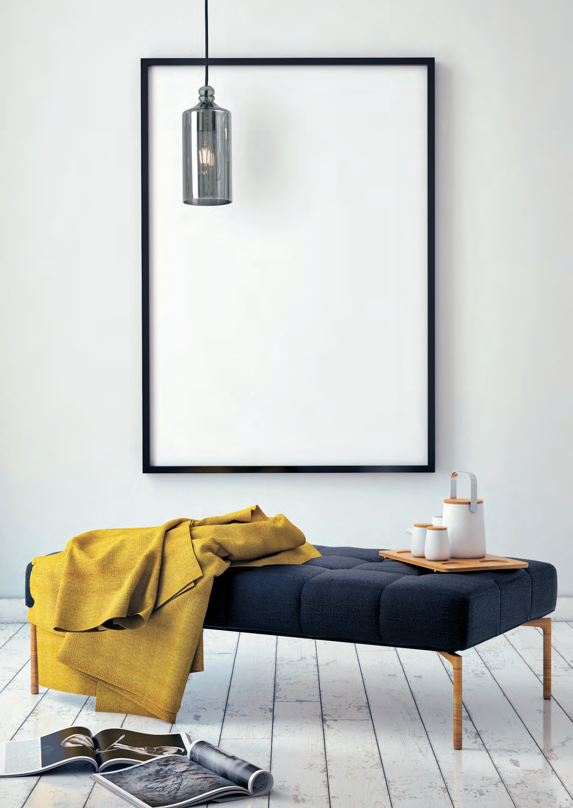 Lampada a Sospensione con diffusore in vetro fume grigio, particolare del diffusore luminoso