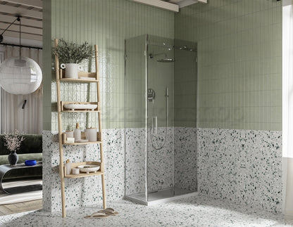 Box doccia 70x100 Sofia un anta scorrevole reversibile 8 mm H 195 cromo