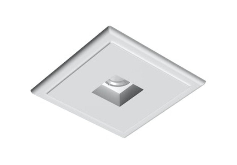 Flos USB Square 1 L Faretto da incasso 255x255 alogeno Bianco accesa in ambiente, design e diffusione della luce