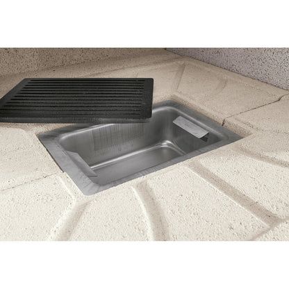 Palazzetti Faro New barbecue con cappa inox antracite braciere laterale