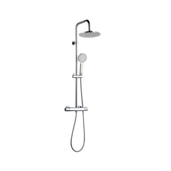 New Line Colonna Doccia 115 Cm Con Miscelatore e Soffione 20 Cm Cromo
