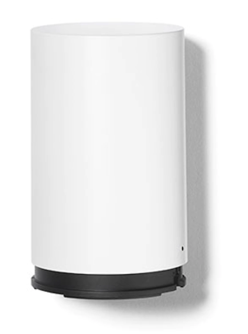 Flos String Light Floor Switch accessorio Bianco spenta, dettaglio del corpo lampada e dei materiali