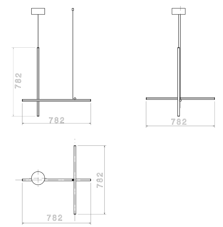 Flos Coordinates Suspension 1 CLIII Lampada sospesa da spenta, dettaglio del corpo lampada e dei materiali