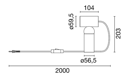 Flos Bilboquet linen lampada da tavolo direzionabile a bulbo F0995017