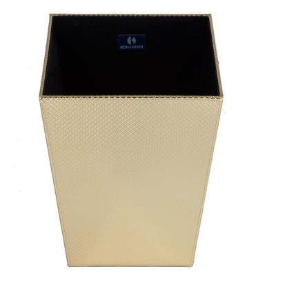 Koh-i-noor 2203 cestino getta carta 23x23 in mdf ed ecopelle oro